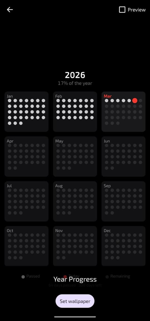 Year Grid View